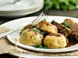 Baked Matzo Ball Dumplings