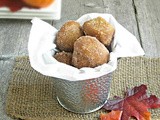 Baked Pumpkin Doughnut Holes