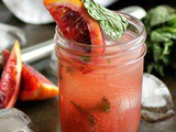 Blood Orange Mint Gimlet