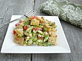 Bread and Asparagus Salad