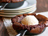 Cherry Cheesecake Skillet Brownies