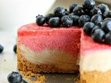 Frozen Banana Berry  Cake 