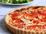 Heirloom Tomato and Gorgonzola Tart