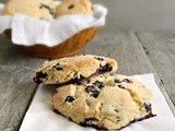 Lemon and Blueberry Cornmeal Scones