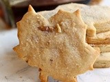 Maple Walnut Shortbread Cookies