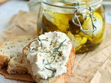 Marinated Greek Yogurt Cheese Balls (Labneh)