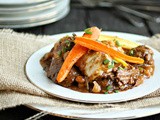 Moroccan Spiced Beef with Herb Parmesan Dumplings