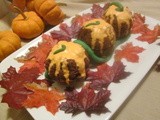 Pumpkin Shaped Mini Chocolate Pumpkin Cakes