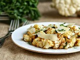 Roasted Cauliflower Salad with Lemon Herb Dressing