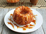 Salted Caramel Mini Apple Cake Bundts #BundtAMonth