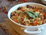 Savory Butternut Squash Bread Pudding