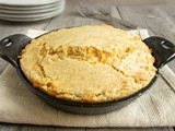 Skillet Whole Wheat Cheesy Cornbread