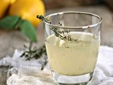 Thirsty Thursdays:  Pear & Thyme Gin Fizz