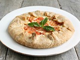 Tomato, Goat Cheese & Basil Galette