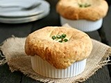 Veggie Pot Pie with a Cheesy Crust