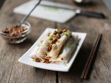 Cheung Fun Recipe (Steamed Rice Noodle Rolls)