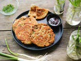 Crispy Scallion Pancakes (Cong You Bing)