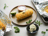 Grilled Corn on the Cob in Foil (w/ Compound Butter)