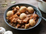 Pork Adobo (Filipino Stewed Pork Belly & Eggs)