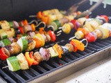 Veggie Kabobs (Grilled Vegetable Skewers)