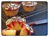 Bleeding Cobweb Cupcakes