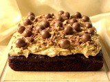 Chocolate Traybake with Chocolate Chip Brown Sugar Cookie Dough Icing