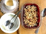 Chunky Blackberry Hazelnut Crumble