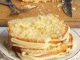 Coconut and Lime Curd Condensed Milk Loaf Cake