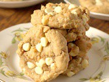 Coconut Cream Cheese White Chocolate Chip Cookies