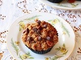 Courgette Chocolate Chip Muffins with Pecan Crumble