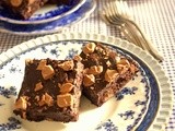 Five Ingredient Dark Chocolate Gluten Free Fudgy Brownies