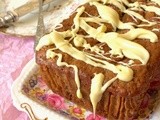 Fresh Raspberry Swirl Loaf Cake