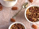 Mini Double Chocolate Pecan Pear Crumbles