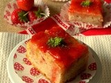 Strawberry Daiquiri Traybake