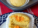 Tomato Pesto Stuffed Cornbread Muffins