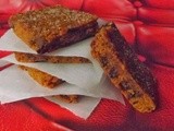 Whisky and Chocolate Raisin Blondies