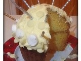 White Chocolate and Lemon Giant Cupcake (Gluten Free)