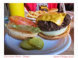 Burger at The Corner Bistro in nyc, New York