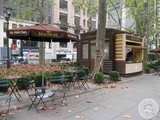 Magnum ice cream in Bryant Park, nyc