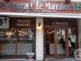My trip to Europe: Le Marrakech, Moroccan restaurant in Grenoble, France