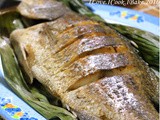 Baked Fish In Banana Leaves & Sambal Long Beans