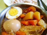Chicken Stew with Eggs, Potatoes & Carrot