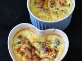 Crustless Brocolli Cheddar Quiche (Martha Stewart)