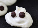 Ghost Meringue Cookies