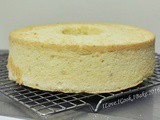 Honey Yuzu Jam Chiffon Cake