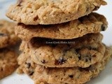 Oatmeal & Dried Cranberries Chewy Cookies (Martha Stewart)