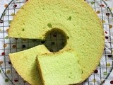 Pandan Chiffon Cake (Cooked Dough / Tang Mian Method)