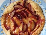 Pluots & Black Plums Galette Pizza