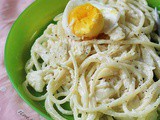 Roasted Garlic Pasta With Egg (Donna Hay)