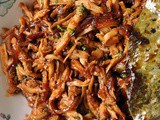 Shredded Chicken in Worchestershire Sauce